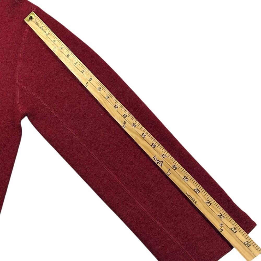 Vtg Charter Club Womens Sz M Red 100% Wool Cardigan Sweater Pockets Preppy Cozy - Picture 7 of 9